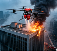 TENYU TECH UAV Bombe Extinctrice pour Drone – Extincteur Automatique à Poudre Sèche Monté sur Drone, Boule Extinctrice OEM Personnalisée