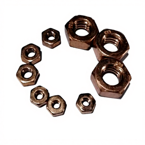 BRONZE-MUTTERN MARINE-QUALITÄT C65100 VERARBEITETE SECHSKANTMUTTERN 1/4 Zoll bis 1 1/2 Zoll ANSI/ASME B18.2.2 - Product Image 2