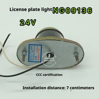 Éclairage de plaque d'immatriculation pour remorque et camion 24V