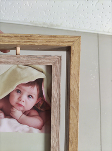 Cadre photo en bois fait main sur mesure, double orientation, éco-responsable, pour paysages et photos - Product Image 6