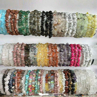 Offre Spéciale Naturel Améthyste et Quartz Mixte Chakra Cristal DIY Bracelet Sculpté Ange Thème Mode Charme pour la Fabrication de Bijoux