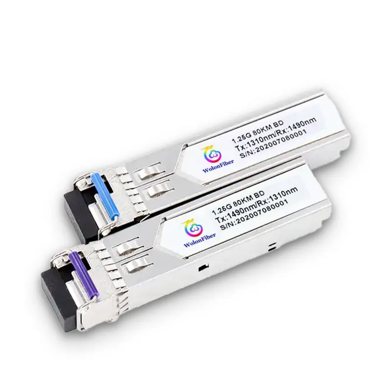 1.25G BIDI 60km 1310nm/1550nm LC/módulo ótico do transceptor SFP do SC DDM