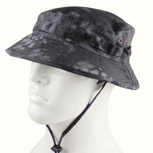 Chapeau Bob Personnalisé à Bord Étroit Camouflage Noir, Protection Solaire, Idéal pour l'Été, le Ski, les Fêtes, le Quotidien, le Safari et la Pêche - Vente en Gros Usine - Product Image 4