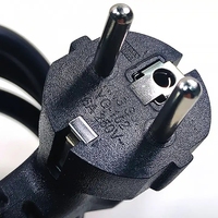 1,5M 1,8M Zwarte hoogwaardige koperen voedingskabel voor laptop en desktop computer C13 C7 C5