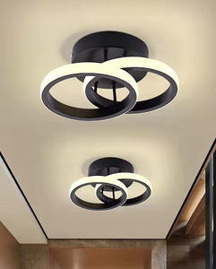 Luminaire de couloir LED minimaliste et moderne Plafonnier créatif monté en surface pour entrée Vestiaire Couloir pour salon AC - Product Image 4