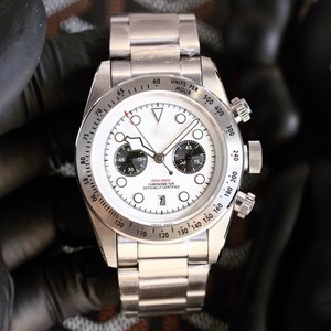 Reloj Mecánico Automático de Negocios para Hombre Tudores de Alta Calidad, Serie de Fase Lunar con Calendario Perpetuo, Relojes de Acero Inoxidable de 20 mm - Product Image 1