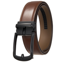 LY36-26145 Nouvelle ceinture décontractée pour homme, simple et personnalisée, boucle de ceinture en alliage de zinc, boucle automatique