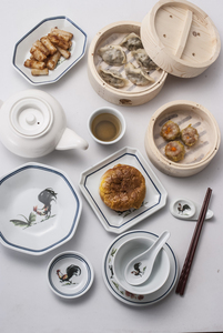 Bol traditionnel du <span class=keywords><strong>poulet</strong></span> texturé, double couleur, amuse-gueule, mélamine à pied court pour les pots chauds, les cornichons de riz, soupe de céréales, 1 pièce - Product Image 5