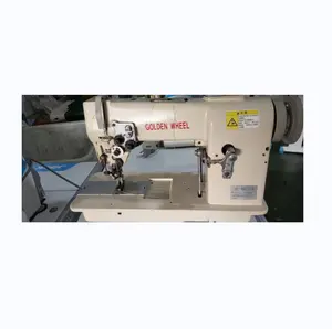 Brand New Golden wheel CS-7200 Series Double Needle Picot-Stitch Flatbed Sewing Machine on sale