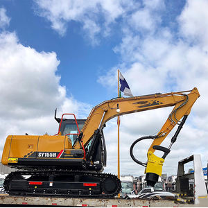 Excavadora Hidráulica de Orugas SY155H de 15.4 Toneladas, de Alta Eficiencia, para Construcción e Ingeniería Minera - Product Image 3
