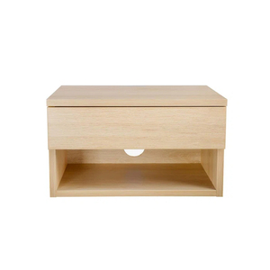 Mesita <span class=keywords><strong>de</strong></span> <span class=keywords><strong>noche</strong></span> flotante <span class=keywords><strong>de</strong></span> almacenamiento oculto, con compartimento secreto, ancho, 30 cm, montada en madera, moderna - Product Image 6