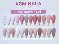 XGM Ongles HEMA Free OEM Étiquettes ODM Couleur 60g Haute Qualité Sans TPO Gelée Gel Polonais Builder Extension Gel