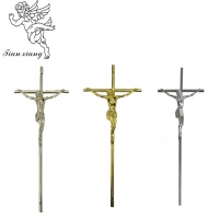 Adorno de Cruz para Ataúd Estilo Americano Marca Tianxiang, Jesús 3 #   Herrajes para Ataúdes, Accesorios Funerarios, Decoración para Ataúdes