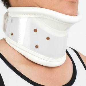 HKJD Attelle de cou rigide réglable Support médical rigide Collier cervical Attelle de soutien du cou Réduire la douleur au cou - Product Image 1