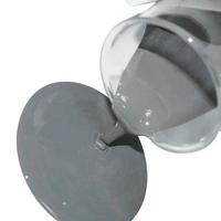 Borzer 0.5W 1:1 adhésif composé d'empotage de mastic conducteur thermique en silicone noir pour éclairage LED de onduleur de batterie