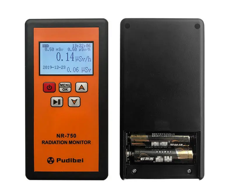 Radiación personal de rayos X nucleares de mano, detector de radiación recargable con dosímetro de 2, 2, 2, 2, 1, 2, 2, 2, 2, 2