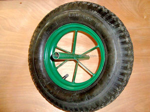 <span class=keywords><strong>Roue</strong></span> pneumatique en caoutchouc antichoc de 14 pouces 3.50-8, capacité de 150 kg, pneu <span class=keywords><strong>gonflable</strong></span> en caoutchouc pour <span class=keywords><strong>chariot</strong></span> à main, <span class=keywords><strong>chariot</strong></span> à roulettes, brouette - Product Image 6