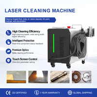Machine de décapage de rouille au laser pulsé JPT Source 200W, système de nettoyage à fibre optique refroidi par air, portable, sans contact, pour surfaces métalliques