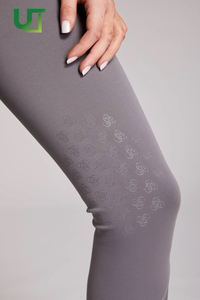 Pantalones de equitación de silicona de alta calidad con botones para mujer, ideales para carreras de caballos y equitación. - Product Image 5