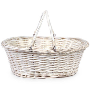 Vendita calda vendita calda natale grande rotondo salice <span class=keywords><strong>bianco</strong></span> <span class=keywords><strong>cesto</strong></span> portaoggetti regalo Shopping in <span class=keywords><strong>vimini</strong></span> - Product Image 2