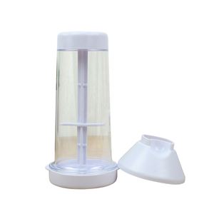 Tamis à farine portable écologique avec logo personnalisé, avec gobelet rotatif, gobelet à mélanger la farine en plastique, gadget de pâtisserie pour la cuisine - Product Image 5