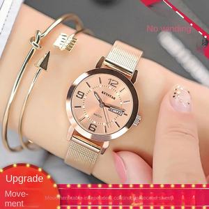 <span class=keywords><strong>นาฬิกา</strong></span>ข้อมือ<span class=keywords><strong>ผู้หญิง</strong></span>จีนนำเข้า ระบบอัตโนมัติ ดีไซน์หรูหราเบาๆ กันน้ำ 50ATM พร้อมปฏิทิน เรืองแสง ตัวเรือนสแตนเลสสตีล อะคริลิก - Product Image 2