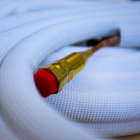 Brevet pratique 1/4 3/8 5m tuyaux de connexion rapide Ac pré-isolés pour bricolage Mini climatiseur fendu ou pompes à chaleur