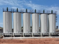 Réservoir de chauffage vertical pour asphalte YUANYA, brûleur à mazout, pompe de stockage de bitume, contrôle PLC, acier inoxydable de haute qualité