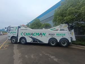 Shacman Delong M3000 8x4 Wrecker Heavy Duty Tow Truck | 40 Ton Integrated Recovery Vehicle Customizable Superstructure - Product Image 2