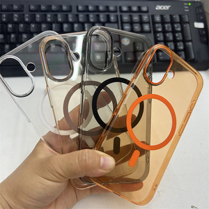 Funda Magnética Transparente Ultrafina de Lujo <span class=keywords><strong>con</strong></span> Carga Inalámbrica para <span class=keywords><strong>iPhone</strong></span> 17 Air 16 15 <span class=keywords><strong>14</strong></span> <span class=keywords><strong>13</strong></span> Plus Pro Max - Product Image 2