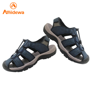 <span class=keywords><strong>Sandales</strong></span> <span class=keywords><strong>de</strong></span> <span class=keywords><strong>randonnée</strong></span> et <span class=keywords><strong>de</strong></span> marche pour hommes GRS, respirantes, en <span class=keywords><strong>cuir</strong></span> véritable, pour le printemps et l'été, idéales pour la plage, grandes tailles - Product Image 3