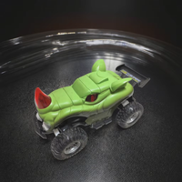 Voiture RC Monster Truck à grande vitesse sur route, 4 canaux, 27 MHz, avec câble USB, prête à l'emploi, batterie au lithium 3,7 V, portée de 15 à 20 m