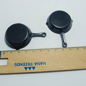 CHENXI Nouveau Style 500 pièces Accessoires de cuisine en plastique miniatures pour maison de poupée, jouets de simulation de poêle à frire - Product Image 5