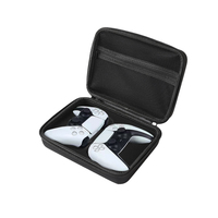 Étui rigide en EVA imperméable et antichoc pour manettes PS5/XBOX/SWITCH/PS4 Noir & Gris Rangement de voyage portable Option de logo personnalisé