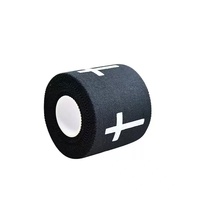Plester Olahraga Kaku Motif Silang Unisex Lebar 2 inci Panjang 23 kaki Stabilisasi Jari Pergelangan Tangan Pergelangan Kaki Olahraga Luar Ruangan