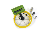 Caméra d'inspection de canalisations avec compteur métrique et têtes de caméra remplaçables de 8 mm/16 mm/21 mm pour l'inspection des égouts et des conduites d'égout
