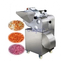 Aardappel Ui Wortel Mango Gesneden In blokjes gesneden Vlees Snijmachine Fruit Groente Snijmachine voor verse groenten en bevroren vlees