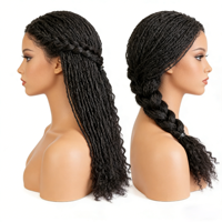Prix de gros BLT Microlocks 0,1/0,2 cm 6-18 pouces Sister Locks Cheveux humains brésiliens Remy Extensions de dreadlocks Permanentes Douces