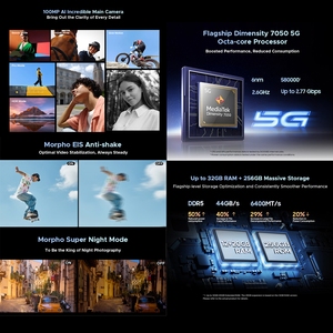 Último DOOGEE S200 teléfono resistente 10100mAh batería Android 14 NFC 5G teléfono 12GB + 256GB 6,72 pulgadas Dual SIM - Product Image 5