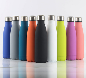 17オンス500ml二重壁スポーツフラスコサーマルドリンクウェアステンレス鋼304コーラ型ウォーターボトル - Product Image 5