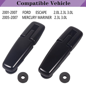 Set Cerniere Finestrino Posteriore Destro e Sinistro per Ford Escape 01-07, Mercury Mariner 05-07 YL8Z78420A68BA YL8Z78420A69BA - Product Image 1
