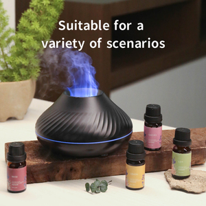 Kinscoter Oem Vulkaan Luchtbevochtiger Vlam Aroma Diffuser <span class=keywords><strong>4</strong></span> Flessen 10Ml Etherische Olie Vulkaan Diffuser - Product Image 2