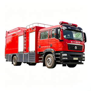 Sistema de extinción vertical de incendios con UAV conectado a 200 metros, camión de bomberos CAFS con capacidad de carga de 350 kg para trabajos pesados - Product Image 1