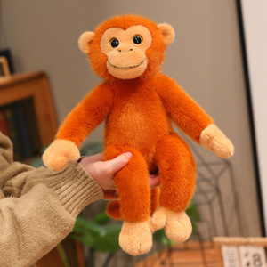 Peluche singe de la forêt tropicale personnalisée en gros, gorille en peluche super doux, poupée singe géante pour enfants et adultes, anti-stress - Product Image 4