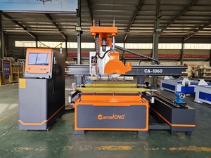 3d Wood CNC ATC Router Machine 9KW Vacuum Table T-slot Automatic Tool Change Nesting Syntec Mach3 Pump For Wood