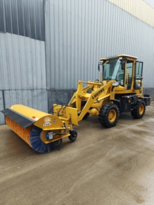 Bàn chải quay chổi tuyết sạch hơn cho máy xúc Skid chỉ đạo bánh xe tải đường quét - Product Image 6