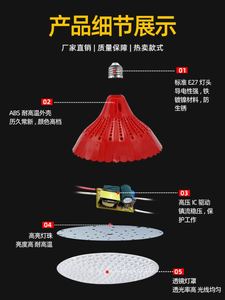 Panneau lumineux LED sans cadre réglable avec rétroéclairage, lampe moderne en aluminium pour bureau à domicile avec trou de découpe - Product Image 2