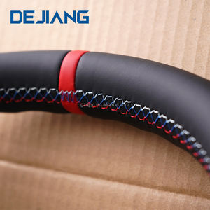 Volante Deportivo M-Sport de Cuero Completo para BMW F30 F10 F21 F22 F15 F16 F45 F32 E70 E90 X1 X2 X3 X4, Listo para Usar, con Franja Roja - Product Image 5