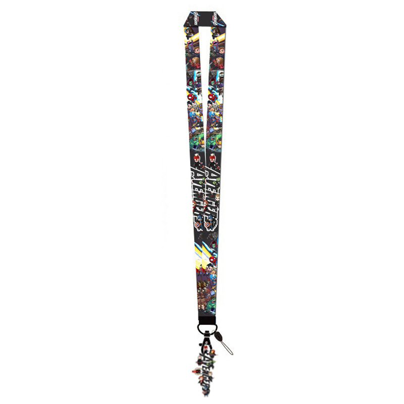 Hot Selling Cool Marvel Creative Iron Bat Spider Man Lanyards Anti-Lost Card Holder ID Card Satin Lanyards Neck Strap Wholesale Image 5