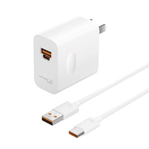 <span class=keywords><strong>Chargeur</strong></span> mural For <span class=keywords><strong>Honor</strong></span> <span class=keywords><strong>66W</strong></span> PD 3.0 à double port Type-C, prise US compatible avec les appareils Android, <span class=keywords><strong>chargeur</strong></span> rapide USB-A/C 6A - Product Image 3